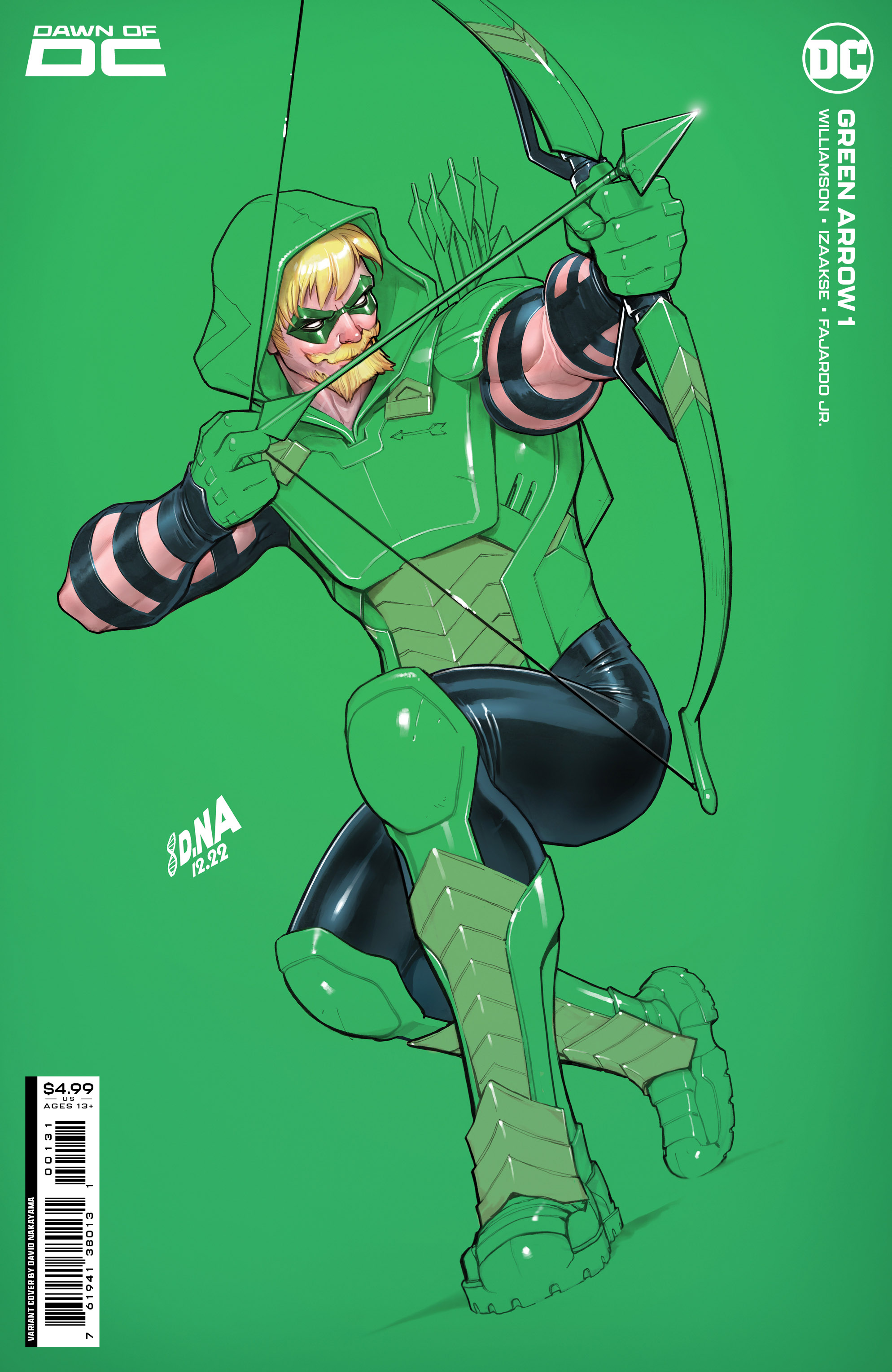 Green Arrow #1 Cover C David Nakayama Card Stock Variant (Of 6)