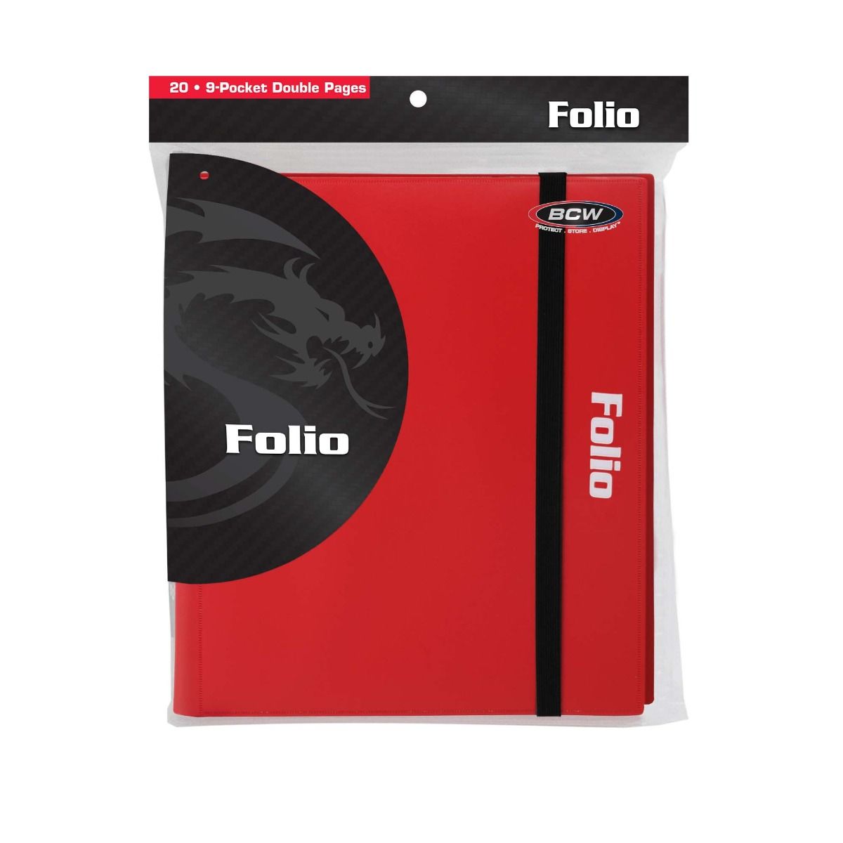 BCW Supplies: Pro-Folio - 9-Pocket Red