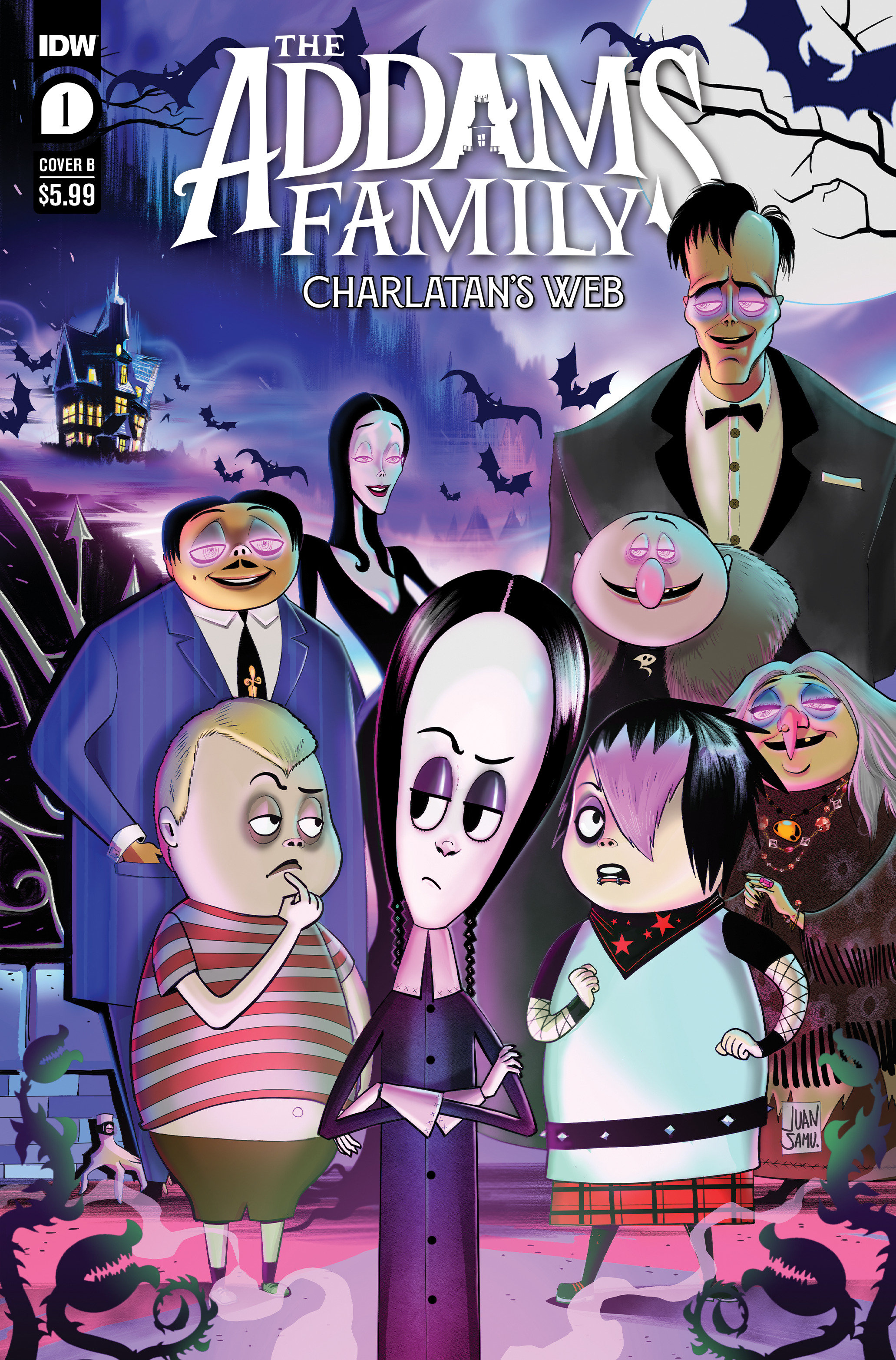 The Addams Family: Charlatan's Web #1 Cover B Samu
