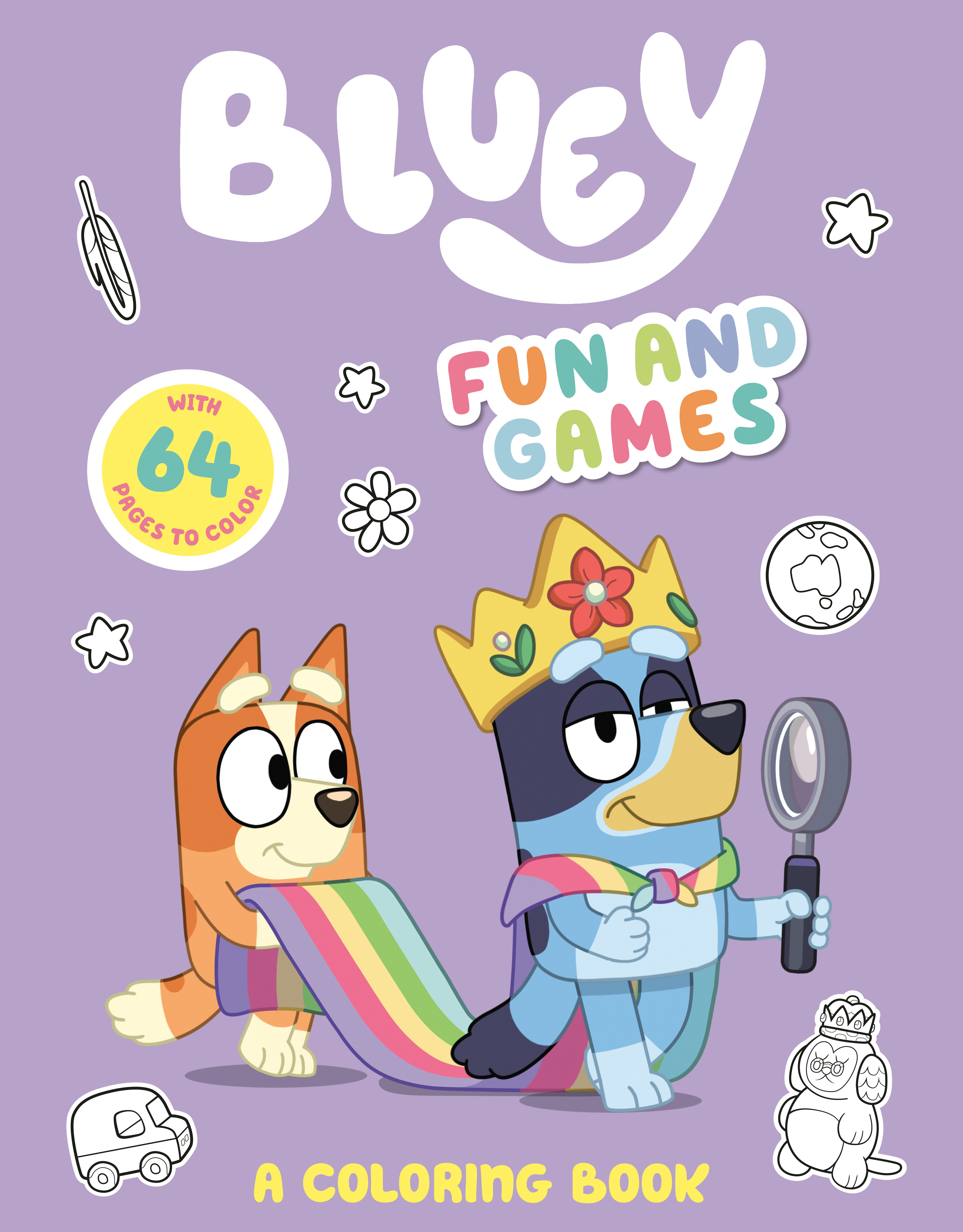 Bluey Activity Books Volume 1 Bluey: Fun and Games: A Coloring Book