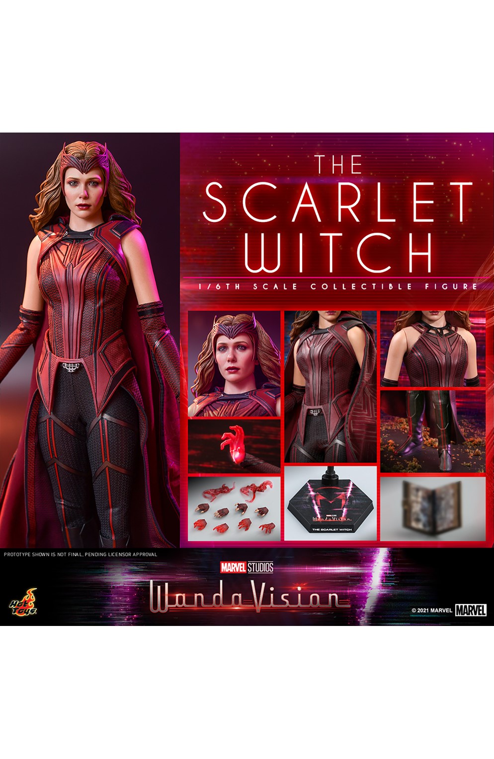 Scarlet Witch Wandavision Sixth Scale Figure By Hot Toys