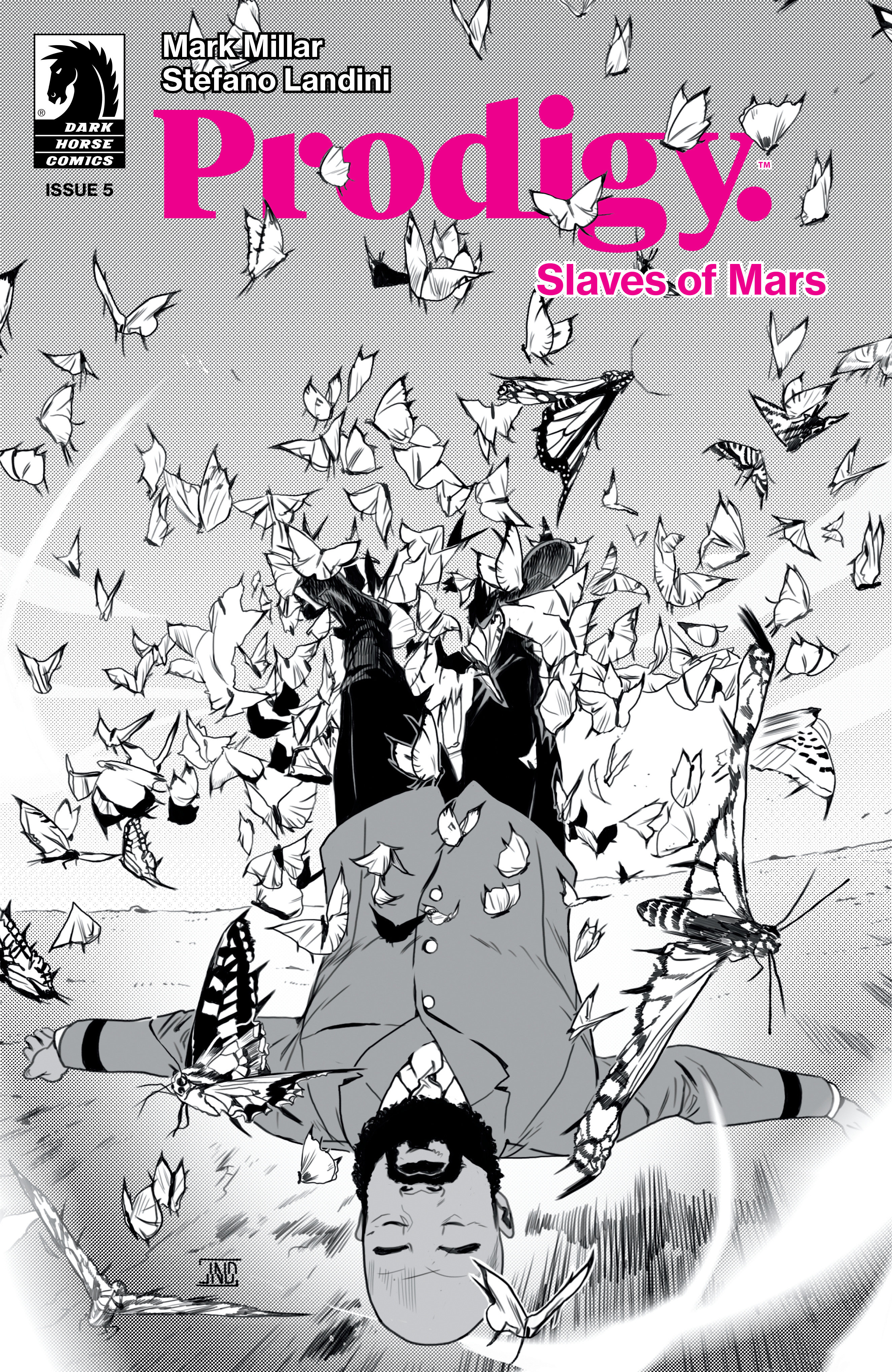 Prodigy Slaves of Mars #5 Cover B (B&W) (Stefano Landini)