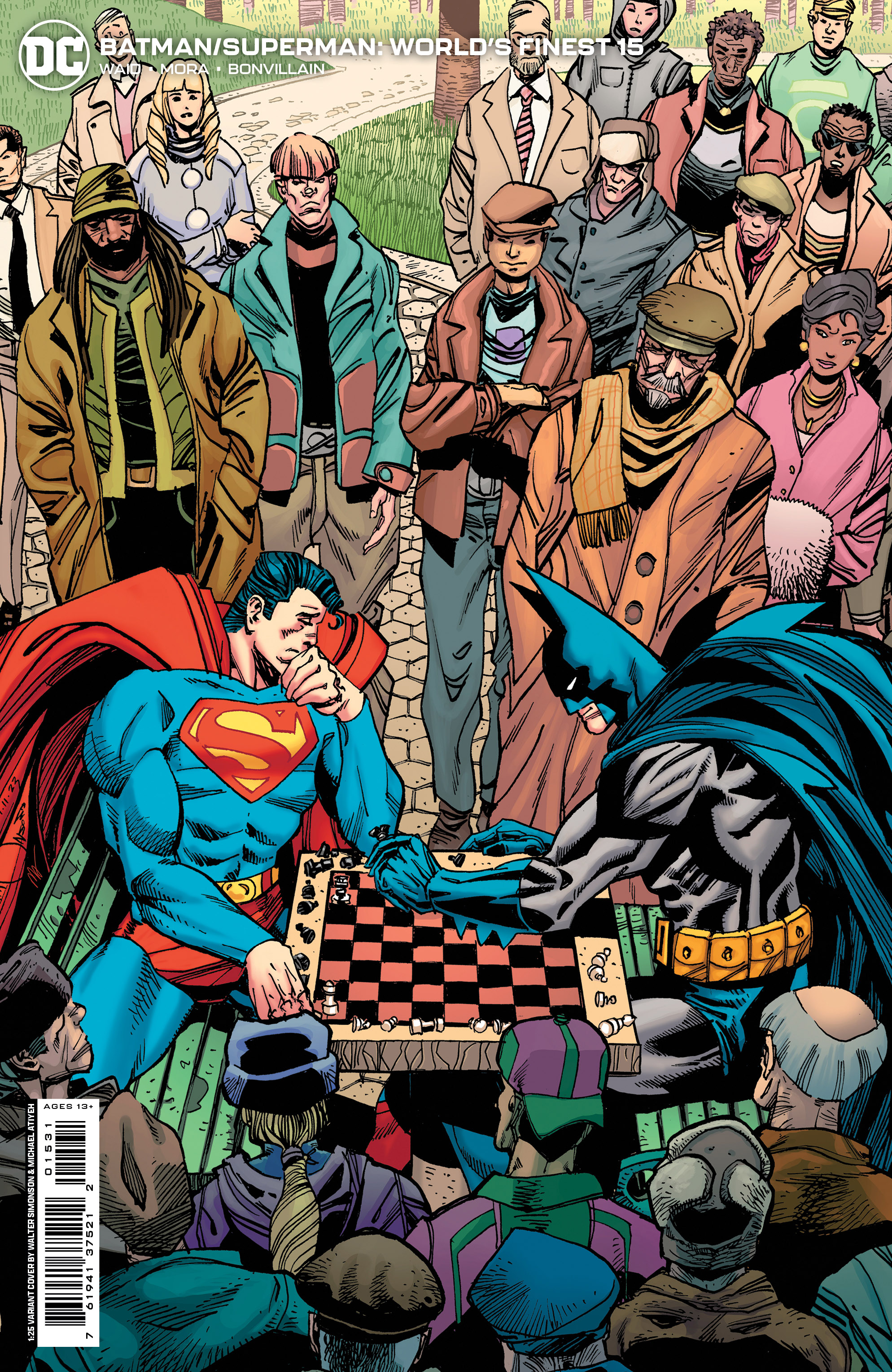 Batman Superman Worlds Finest #15 Cover C 1 for 25 Incentive Walter Simonson & Laura Martin Card Stock Variant