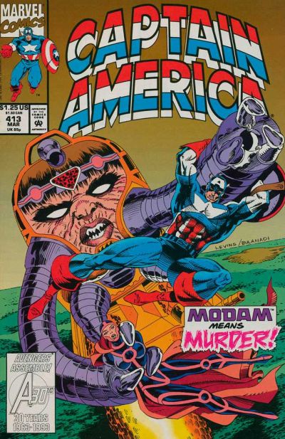 Captain America #413 [Direct]-Fine (5.5 – 7)