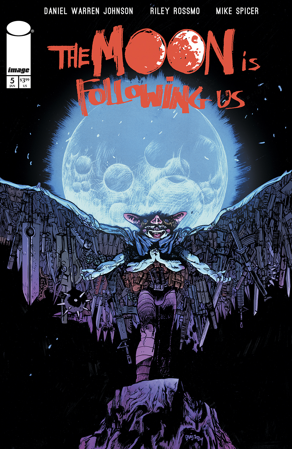 The Moon is Following Us #5 (Of 10) Cover B Daniel Warren Johnson & Mike Spicer Variant