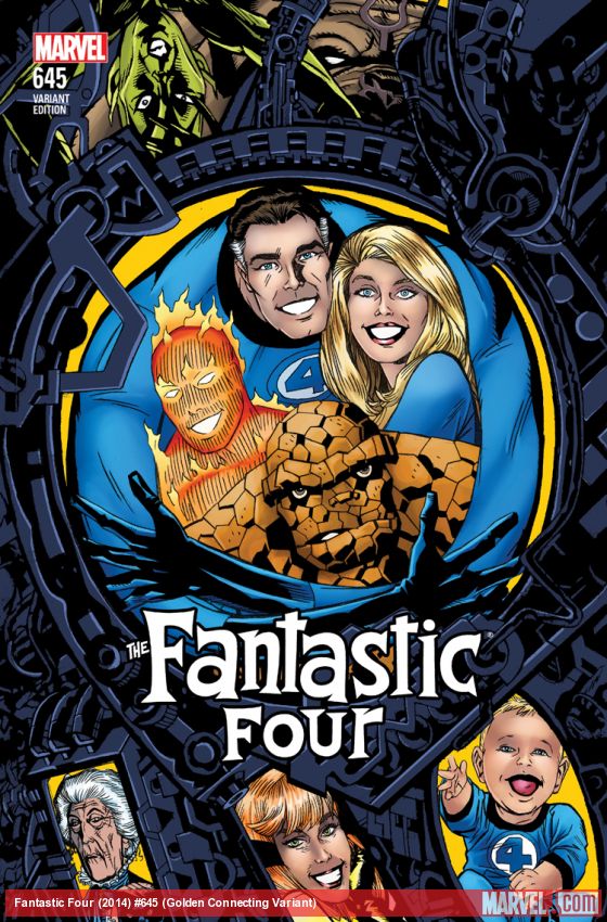 Fantastic Four #645 (Golden Connecting Variant) (2014)