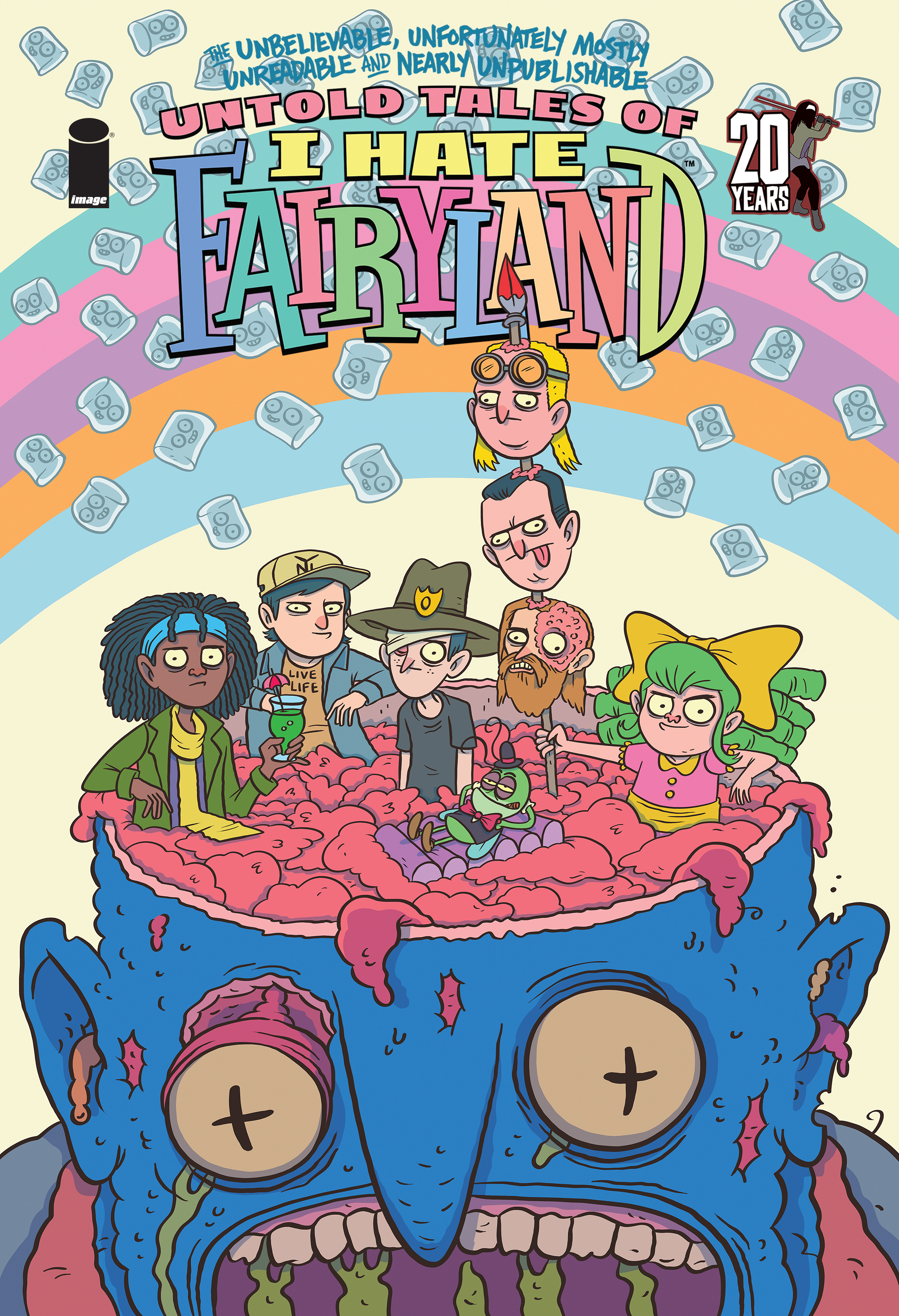 Unbelievable Unfortunately Mostly Unreadable and Nearly Unpublishable Untold Tales of I Hate Fairyland #4 Cover B Dean Rankine The Walking Dead 20th Anniversary Team Up Variant (Mature) (Of 5)