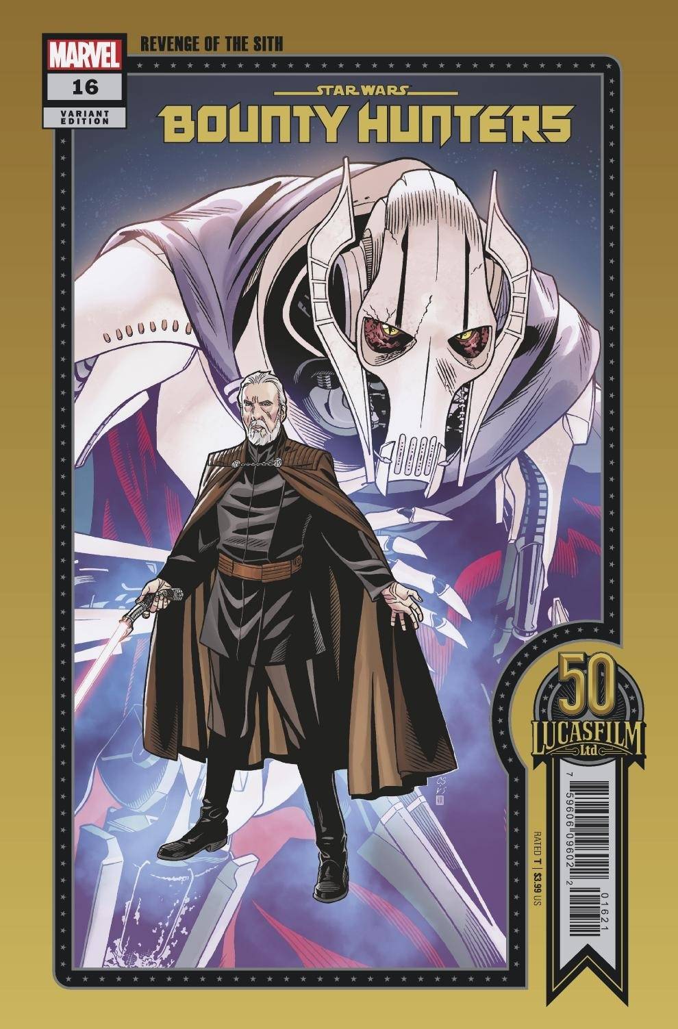 Star Wars: Bounty Hunters #16 Sprouse Lucasfilm 50th Variant War of the Bounty Hunters