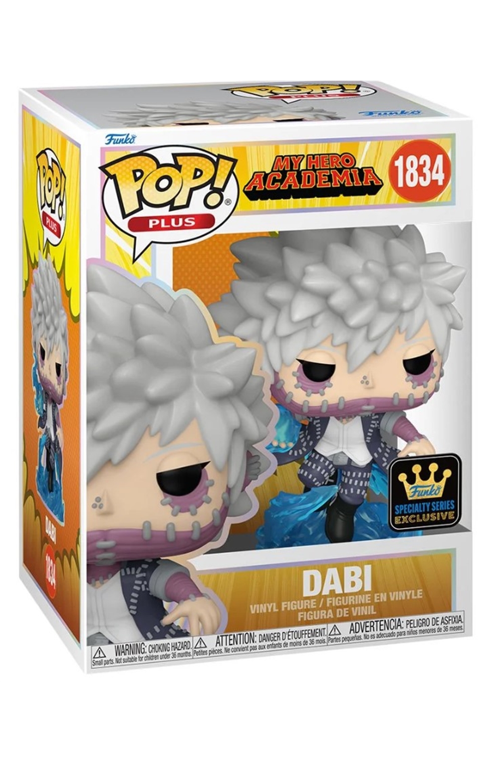 My Hero Academia Dabi Funko Pop! Vinyl Figure Plus #1834 - Specialty Series