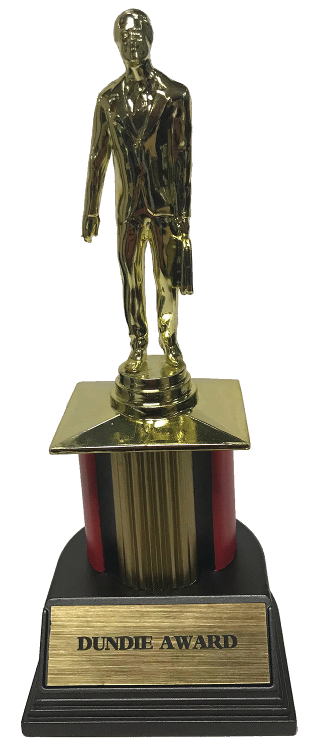 The Office Dundie Award Trophy Replica