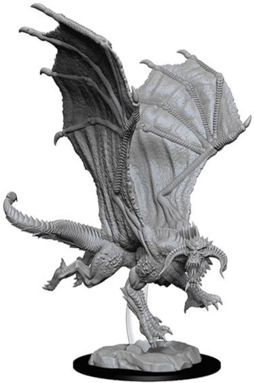 Dnd Unpainted Minis Wv8 Young Black Dragon