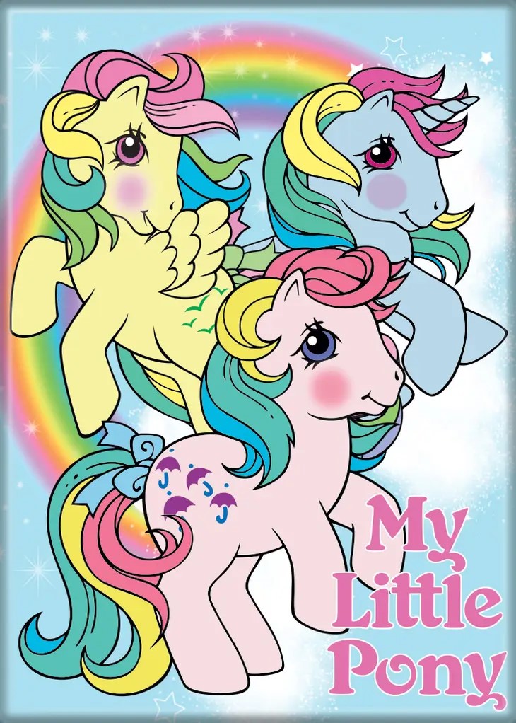 My Little Pony Retro Trio Magnet