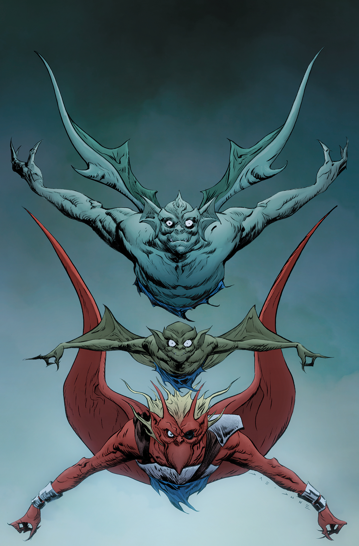 Gargoyles #8 Cover N 1 for 25 Incentive Lee Virgin