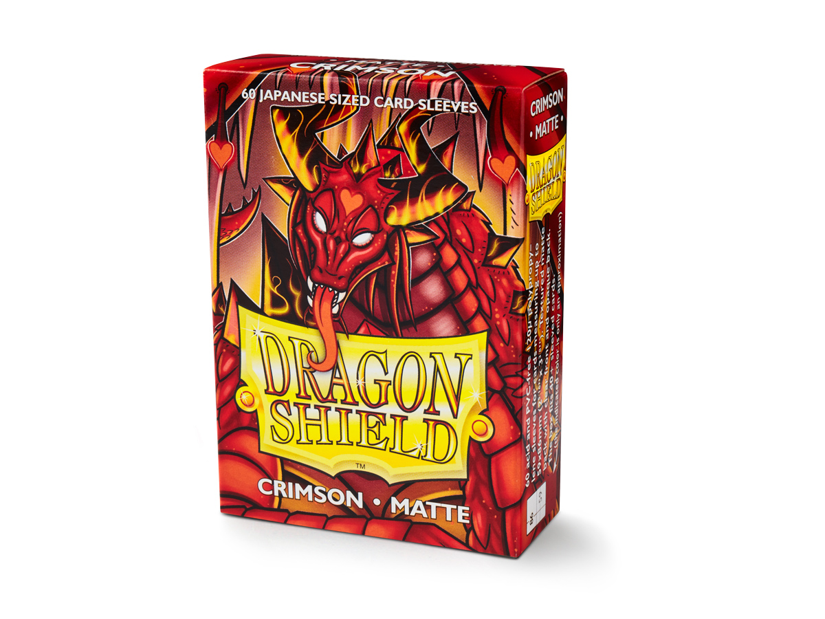 Dragon Shield Sleeves: Matte Japanese Crimson (Box of 60)