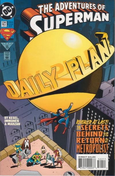 Adventures of Superman #522 [Direct Sales]-Very Fine (7.5 – 9)