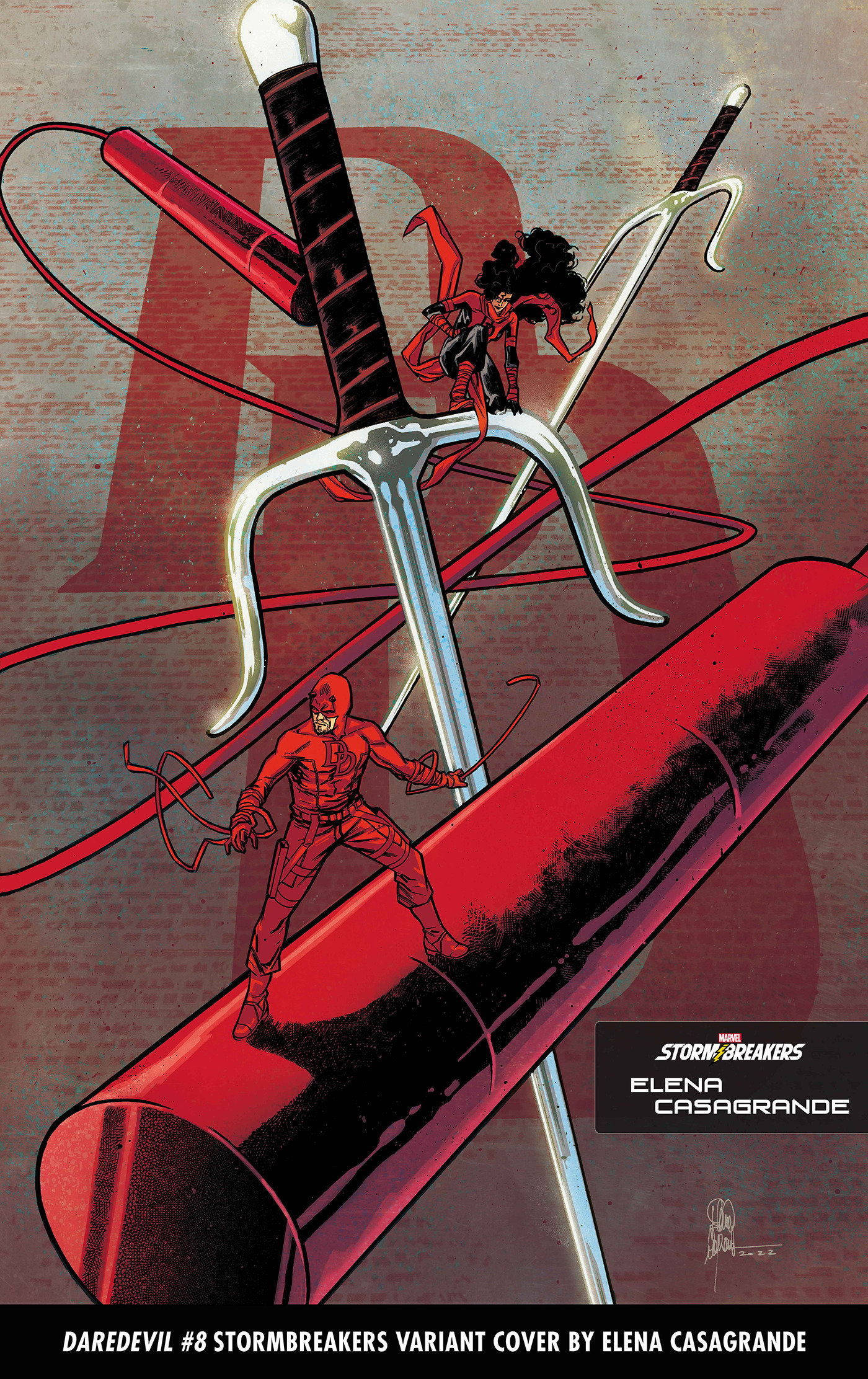 Daredevil #8 Casagrande Stormbreakers Variant (2022)