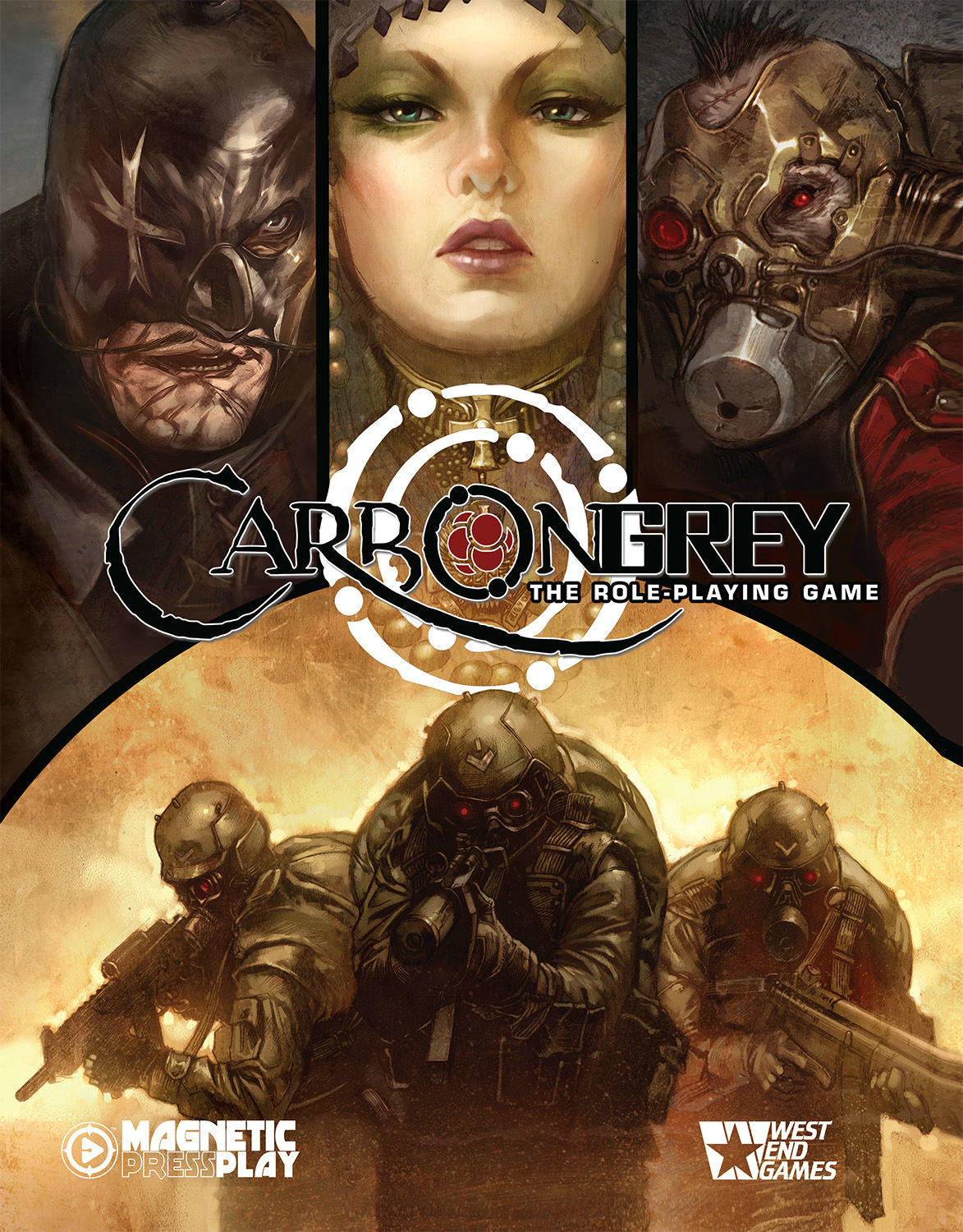 Carbon Grey RPG Core Rulebook Hardcover (Mature)