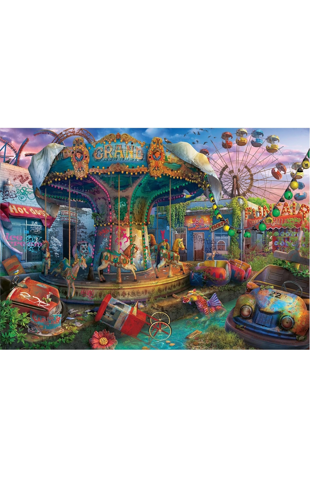 Gloomy Carnival - Ravensburger 1000 Piece Puzzle