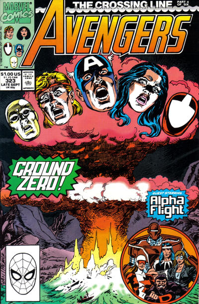 The Avengers #323 [Direct]-Good (1.8 – 3)