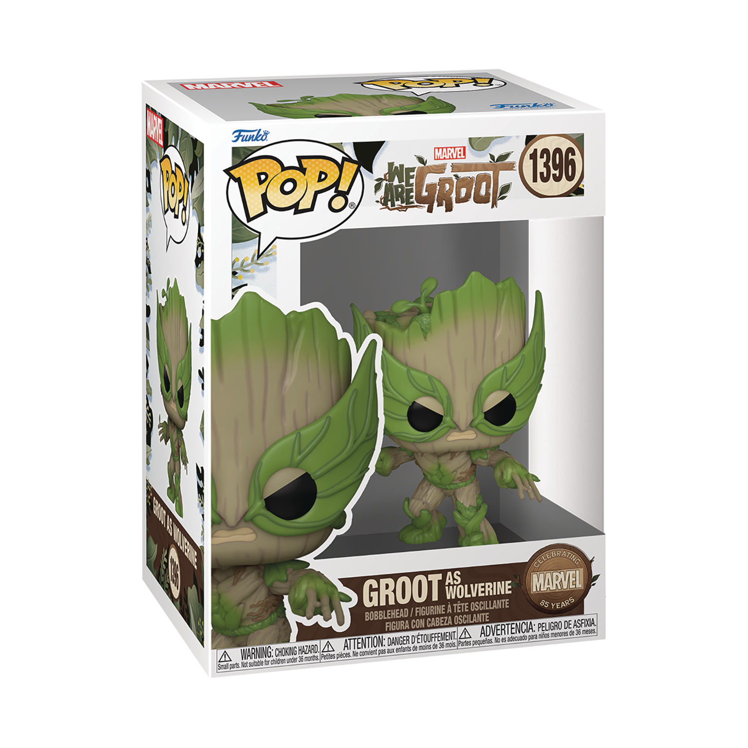 Pop Marvel We Are Groot Wolverine Vinyl Figureure