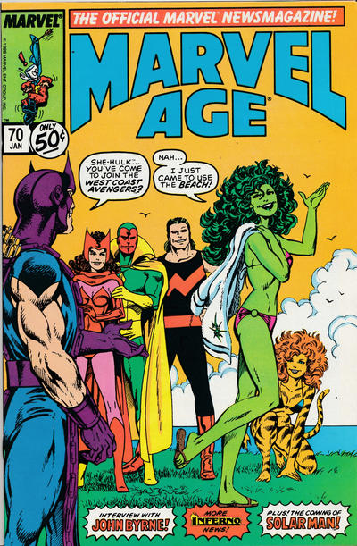 Marvel Age #70-Good (1.8 – 3)