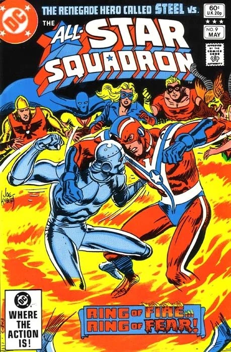 All-Star Squadron #9 May, 1982.