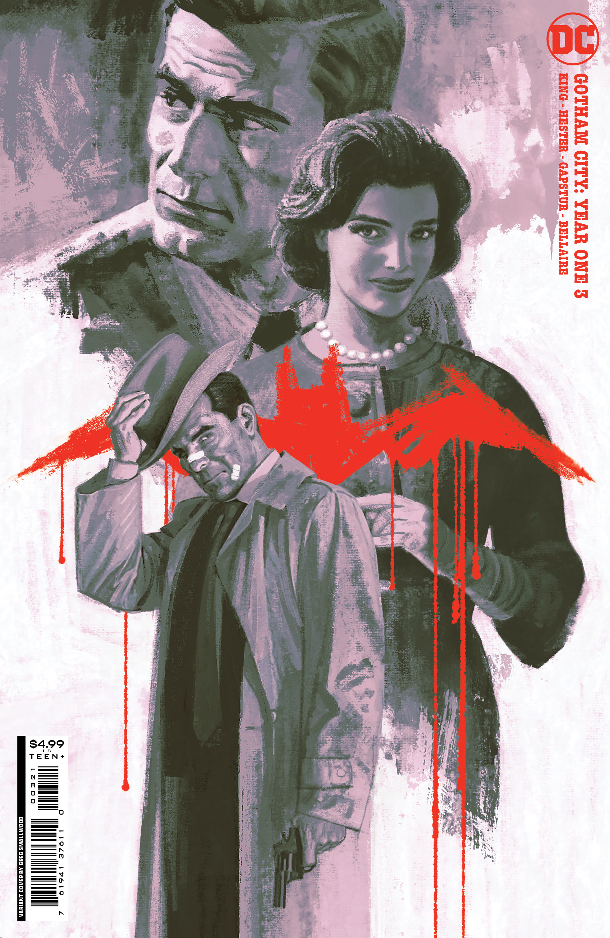 Gotham City Year One #3 Cover B Greg Smallwood Variant (Of 6)
