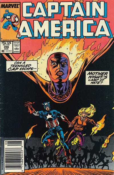 Captain America #356 [Newsstand]-Fine (5.5 – 7)