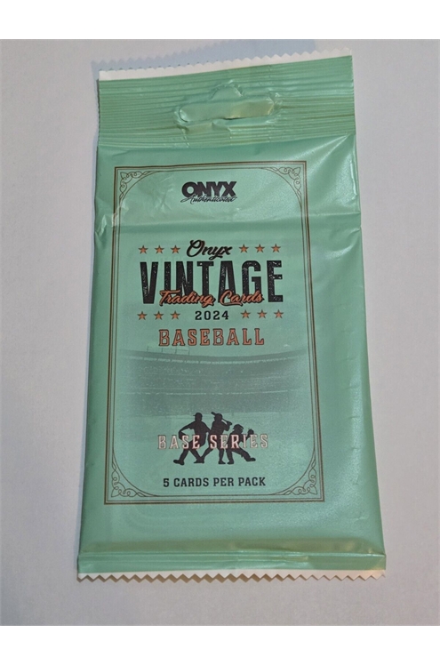 Onyx 2024 Vintage Trading Cards Booster Pack