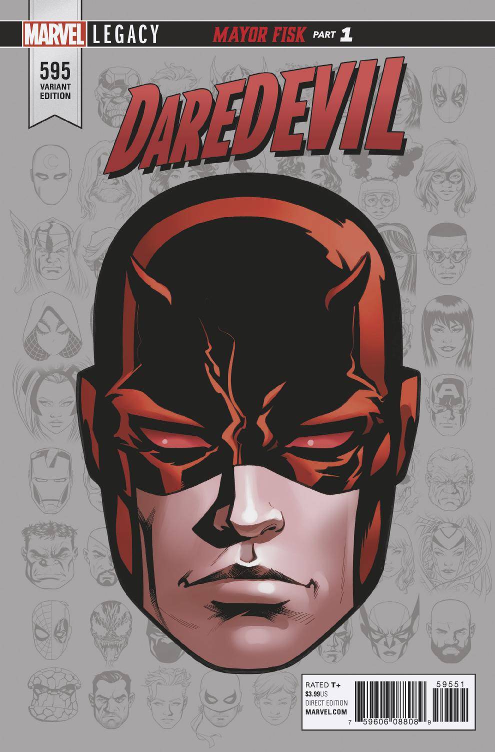 Daredevil #595 Mckone Legacy Headshot Variant Legacy