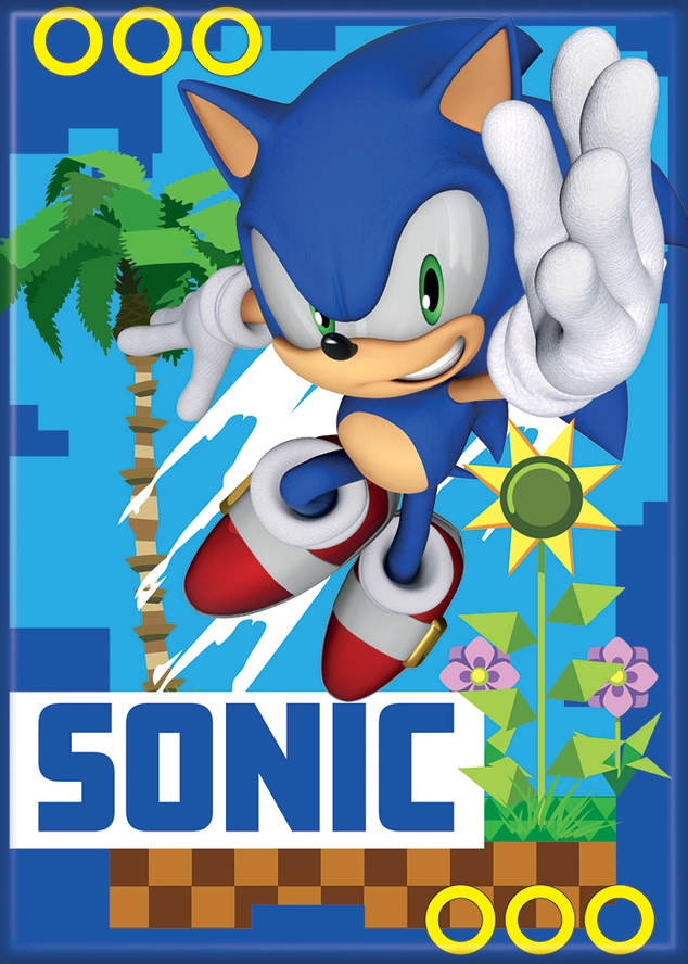 Sonic Cg Graphic Magnet