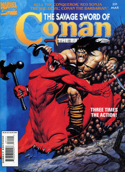 Savage Sword of Conan #231 [Direct Edition]