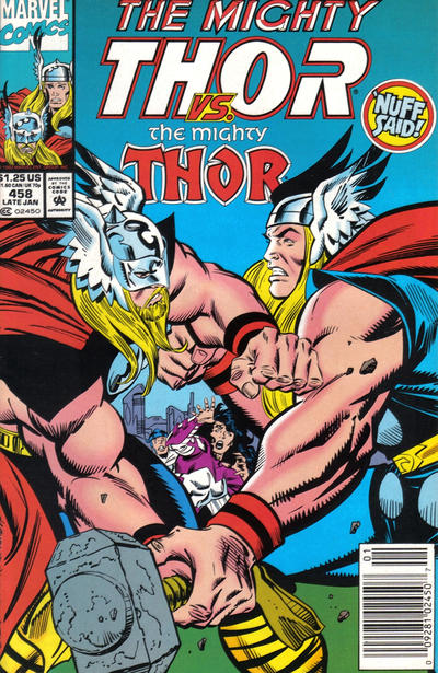 Thor #458 [Newsstand]-Fine (5.5 – 7)