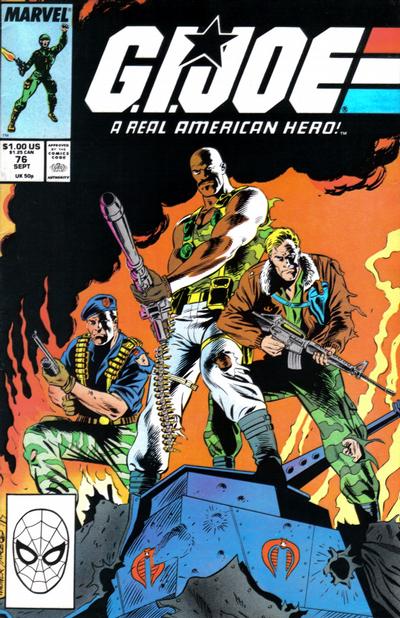 G.I. Joe, A Real American Hero #76 [Direct]-Fine (5.5 – 7)