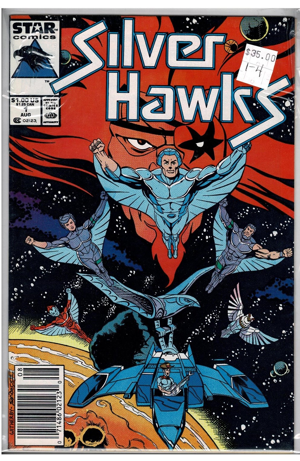 Silver Hawks  #1-4  Comic Pack