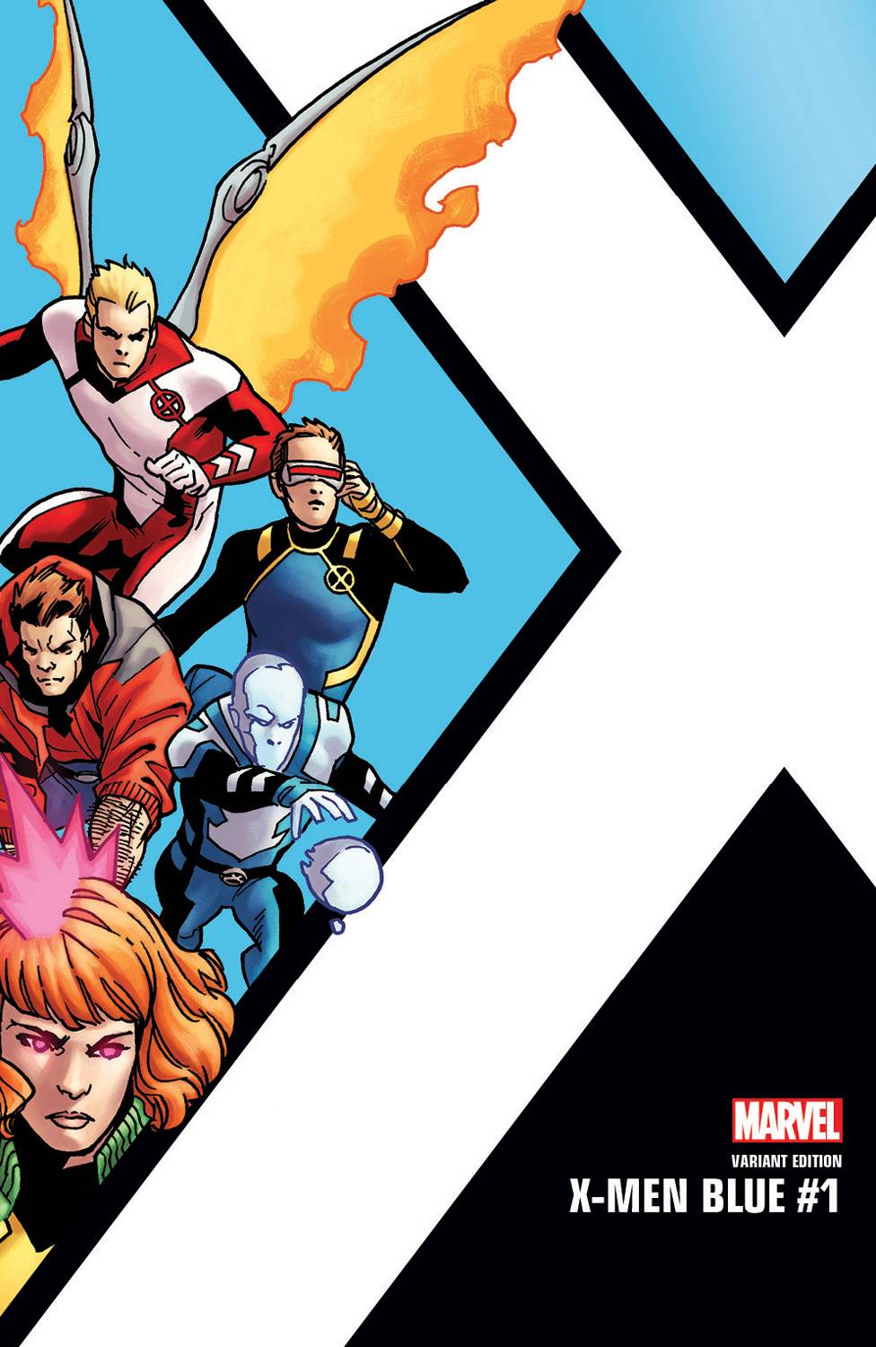 X-Men Blue #1 Kirk Corner Box Variant