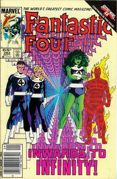 Fantastic Four #282 [Newsstand]-Very Good (3.5 – 5)