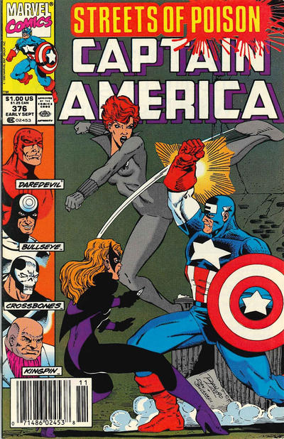 Captain America #376 [Newsstand]-Very Good (3.5 – 5)