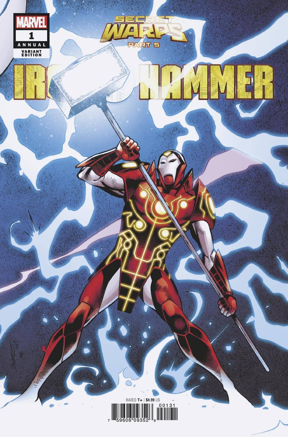 Secret Warps Iron Hammer Annual #1 Pacheco Connecting Variant