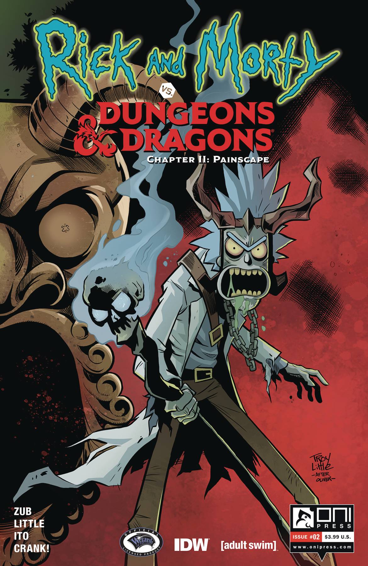 Rick and Morty Vs Dungeons & Dragons II Painscape #2 Cover A Little (Mature)