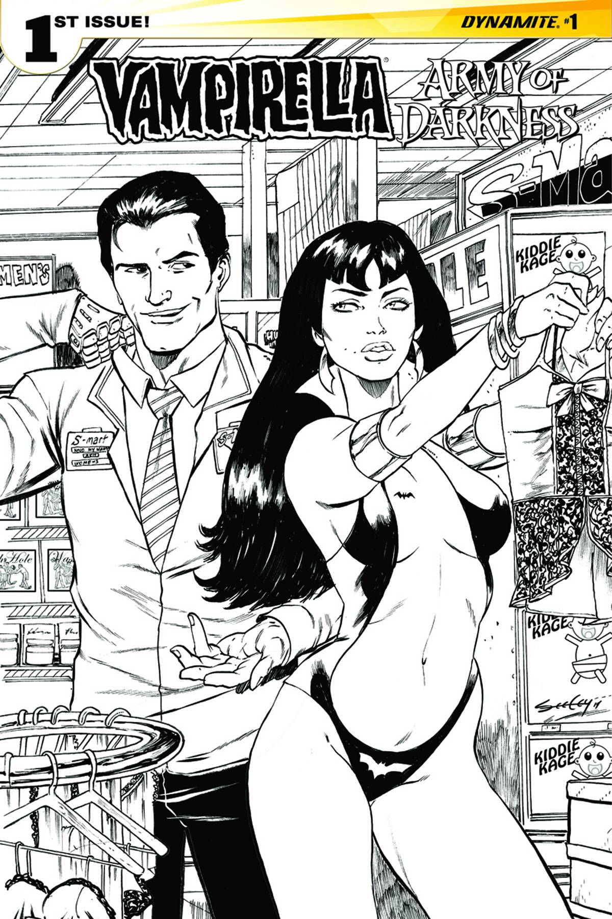 Vampirella Army of Darkness #1 Cover D 1 for 10 Incentive