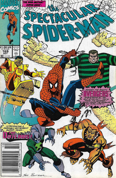 The Spectacular Spider-Man #169 [Newsstand]-Fine (5.5 – 7)