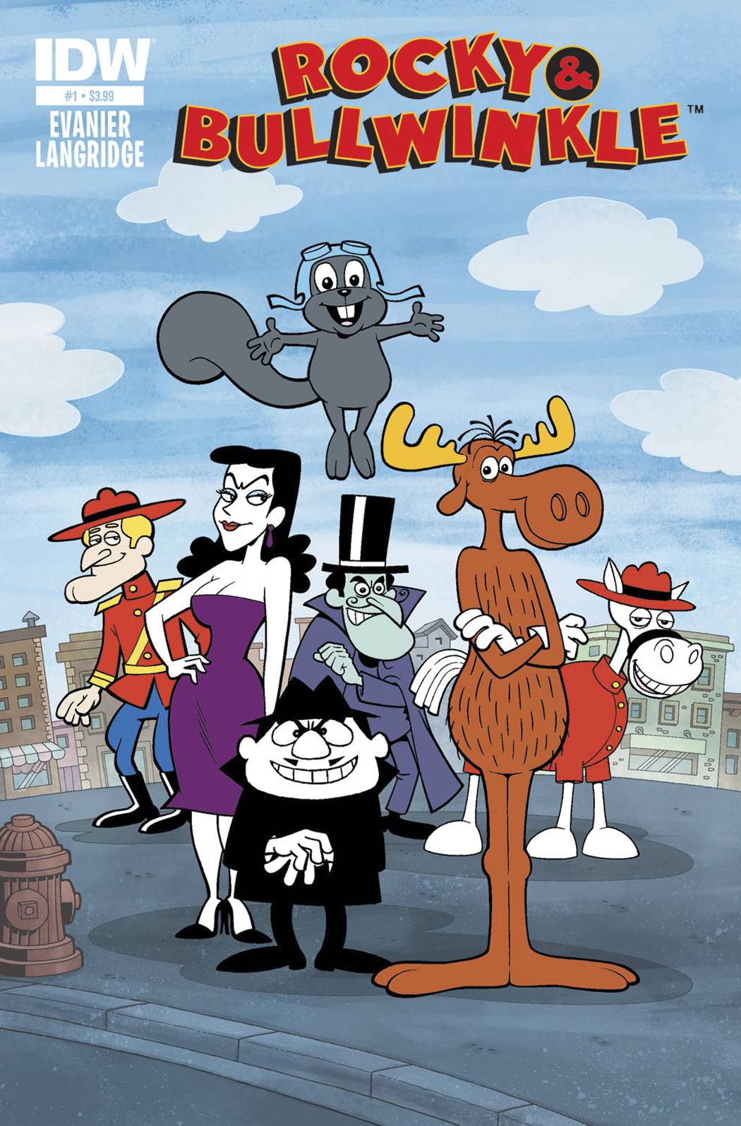 Rocky & Bullwinkle #1 Subscription Variant