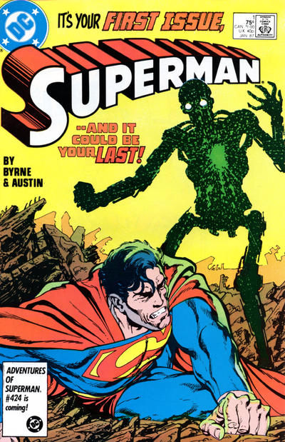 Superman #1 (1987) [Direct]-Fine (5.5 – 7)