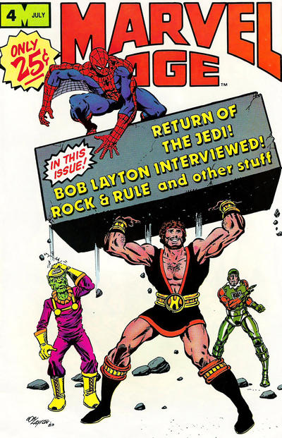 Marvel Age #4 (1983)-Fine (5.5 – 7)