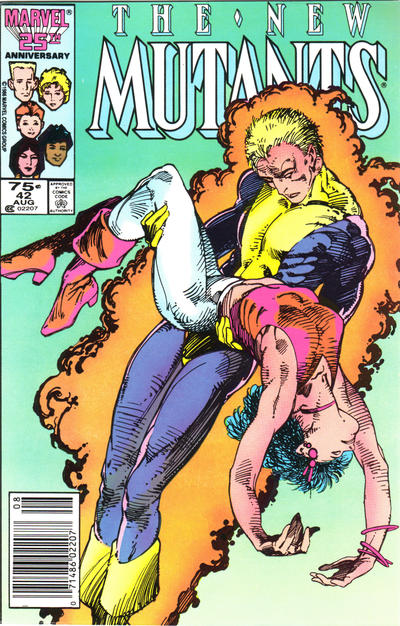 The New Mutants #42 [Newsstand, Mark Jewelers] - G/Vg