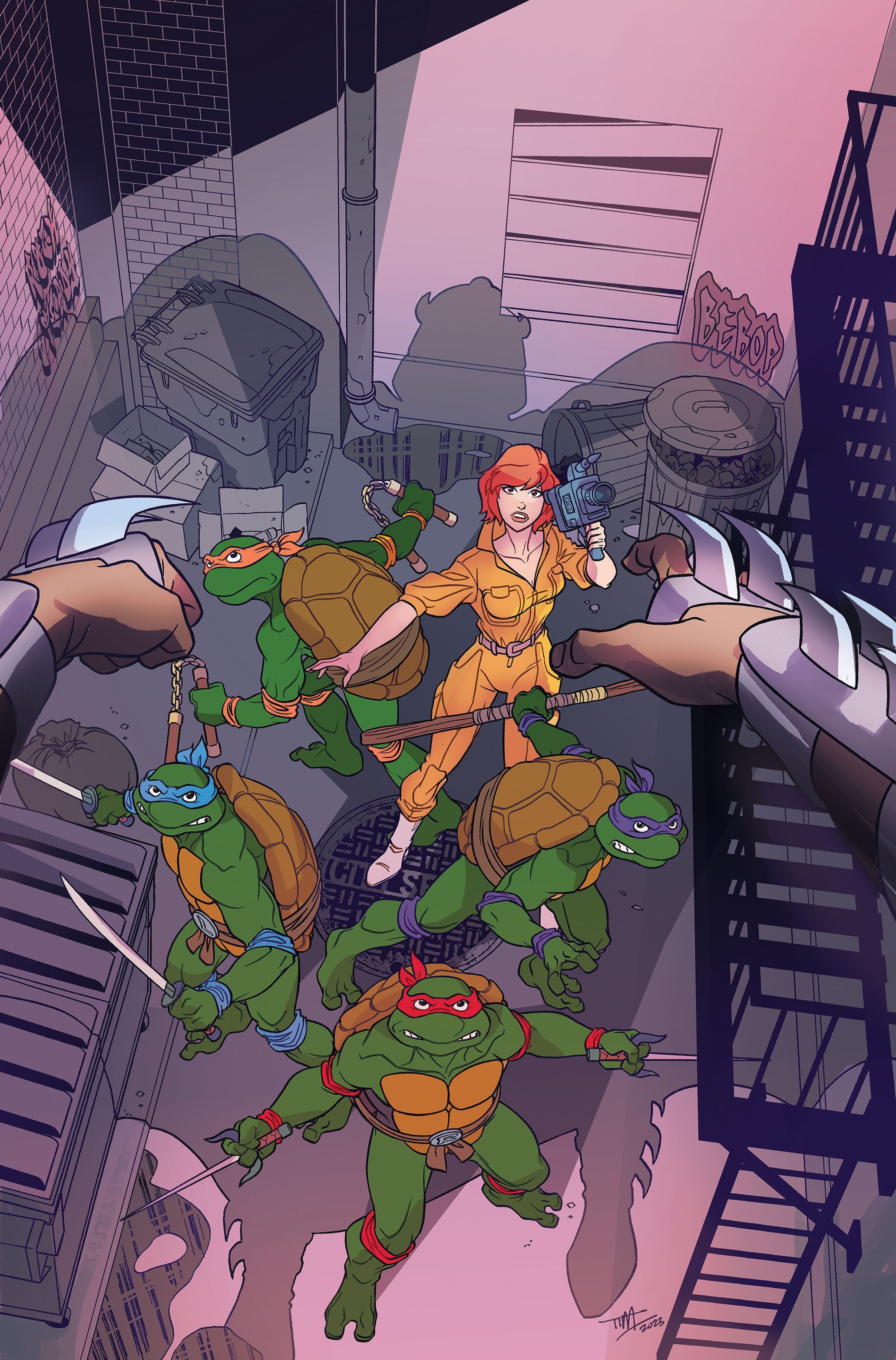 Teenage Mutant Ninja Turtles Saturday Morning Adventures Continued! #9 Cover Levins 1 for 25 Incentive
