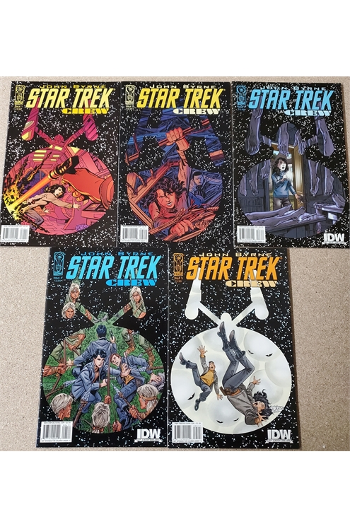 Star Trek Crew #1-5 (Idw 2009) Set