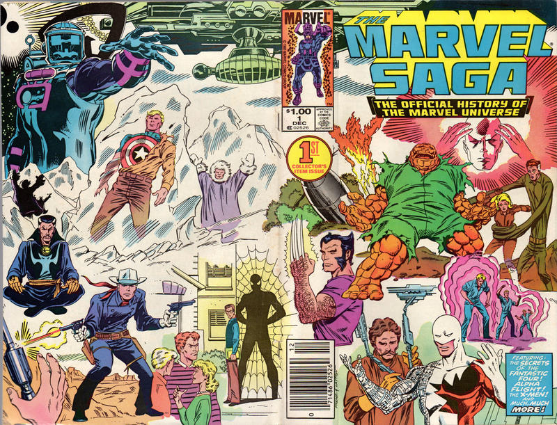 The Marvel Saga The Official History of The Marvel Universe #1 [Newsstand]-Very Good (3.5 – 5)