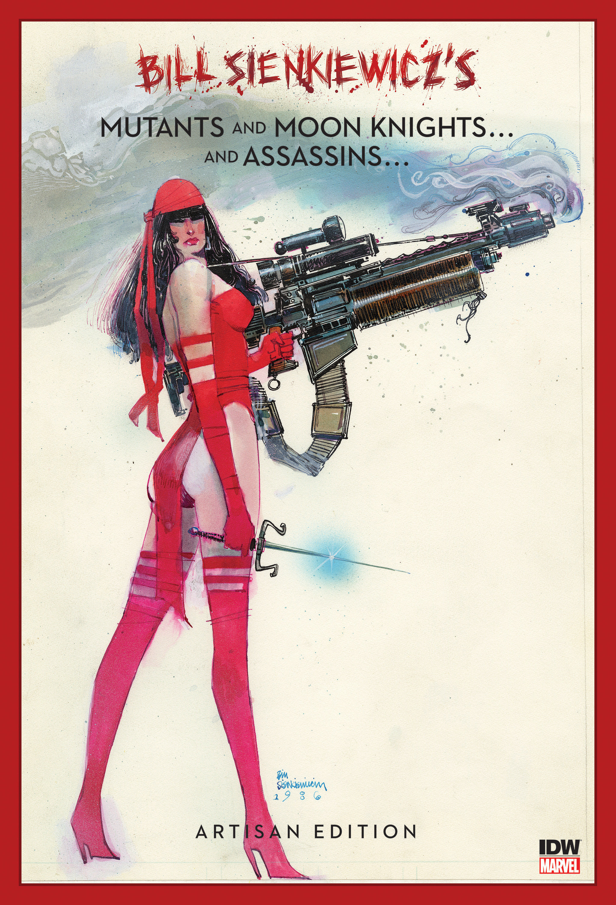 Artisan Edition Volume 7 Bill Sienkiewicz's Mutants and Moon Knights and Assassins Art